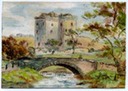 Borthwick Castle, Midlothian (painting kept in the family)