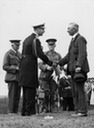 Haswell congratulated by future George VI 1932