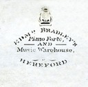 Print from Edmund Bradley's brass stencil