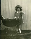 Gwen and her pram 1914